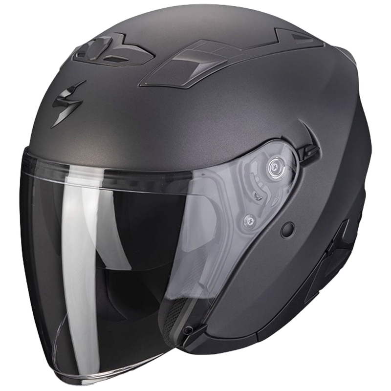Casco de moto abierto SCORPION EXO-230 Sólido antracita mate