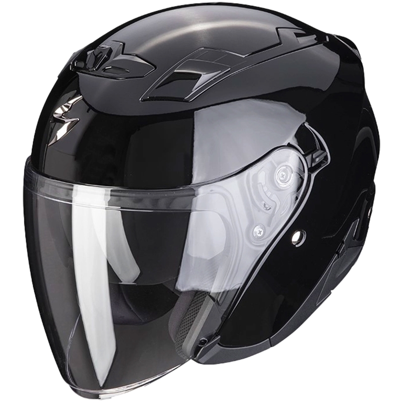Casco de moto abierto SCORPION EXO-230 Negro sólido