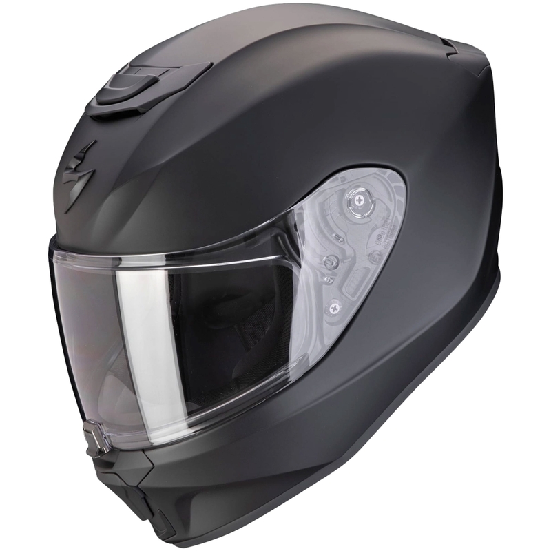 Casco integral de moto infantil Scorpion EXO-JNR AIR SOLID negro mate