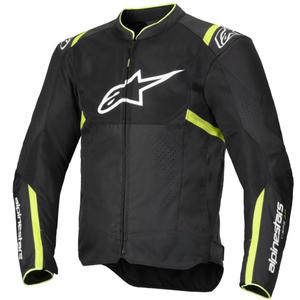 Chaqueta de moto Alpinestars T-SPS Air V2 negro-amarillo fluorescente
