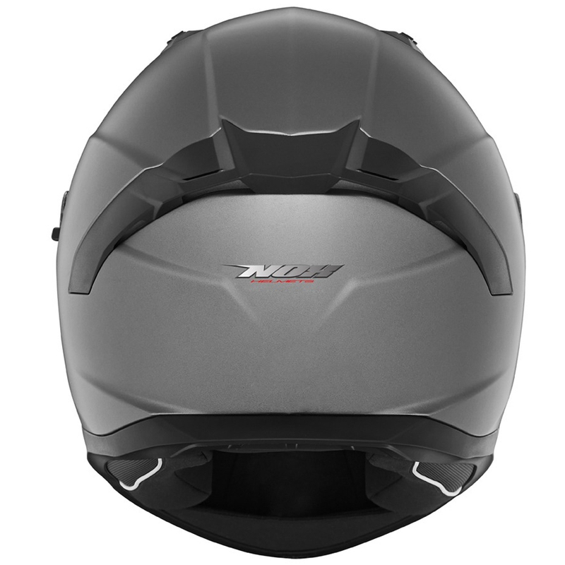 Casco integral de moto NOX N401, titanio mate