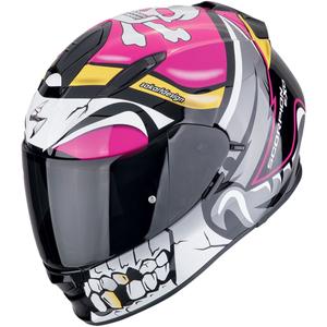 Casco integral de moto Scorpion EXO-491 PIRATE rosa