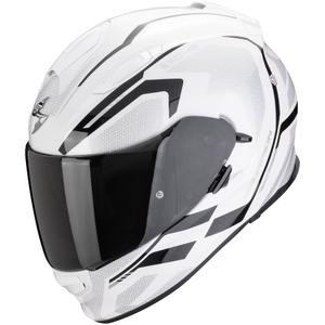Casco integral de moto Scorpion EXO-491 KRYPTA blanco-negro