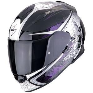 Casco integral de moto Scorpion EXO-491 RUN color negro camaleón
