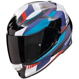 Casco integral de moto Scorpion EXO-491 Abilis negro-azul-rojo