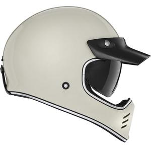 Casco integral de moto NOX PREMIUM SEVENTY II blanco marfil