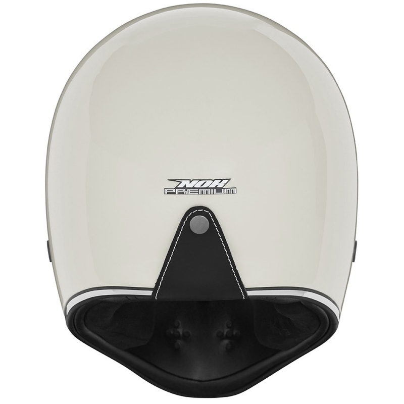 Casco integral de moto NOX PREMIUM SEVENTY II blanco marfil