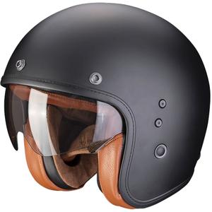 Casco abierto SCORPION BELFAST EVO LUXE negro mate