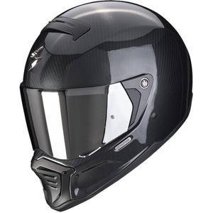 Casco integral de moto Scorpion EXO-HX1 Carbon SE Sólido negro brillo