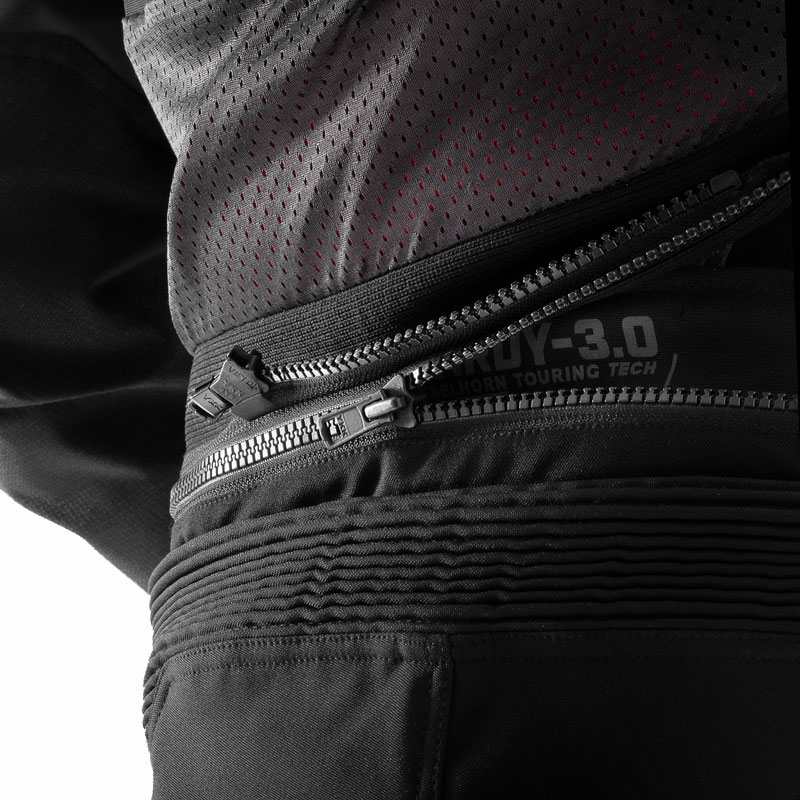Pantalón moto Rebelhorn Hardy 3.0 negro-gris