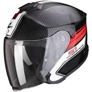 Casco abierto Scorpion EXO-S1 Cross-Ville Negro-Rojo