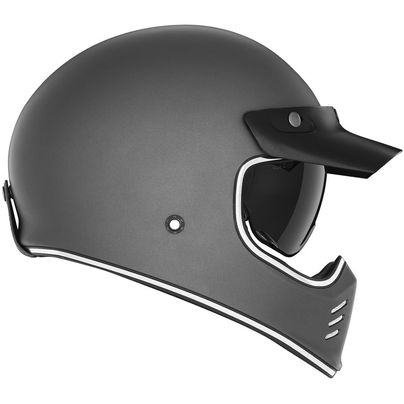 Casco integral de moto NOX PREMIUM SEVENTY II, titanio