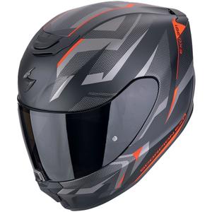 Casco integral de moto Scorpion EXO-391 AAXO negro mate-rojo