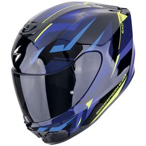 Casco integral de moto Scorpion EXO-391 AAXO negro-azul