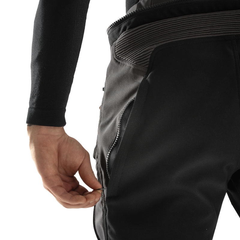 Pantalón moto Rebelhorn Hardy 3.0 beige-gris-rojo