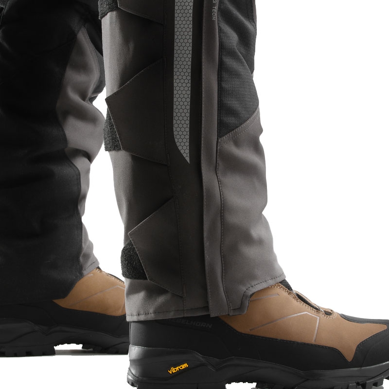 Pantalón moto Rebelhorn Hardy 3.0 beige-gris-rojo