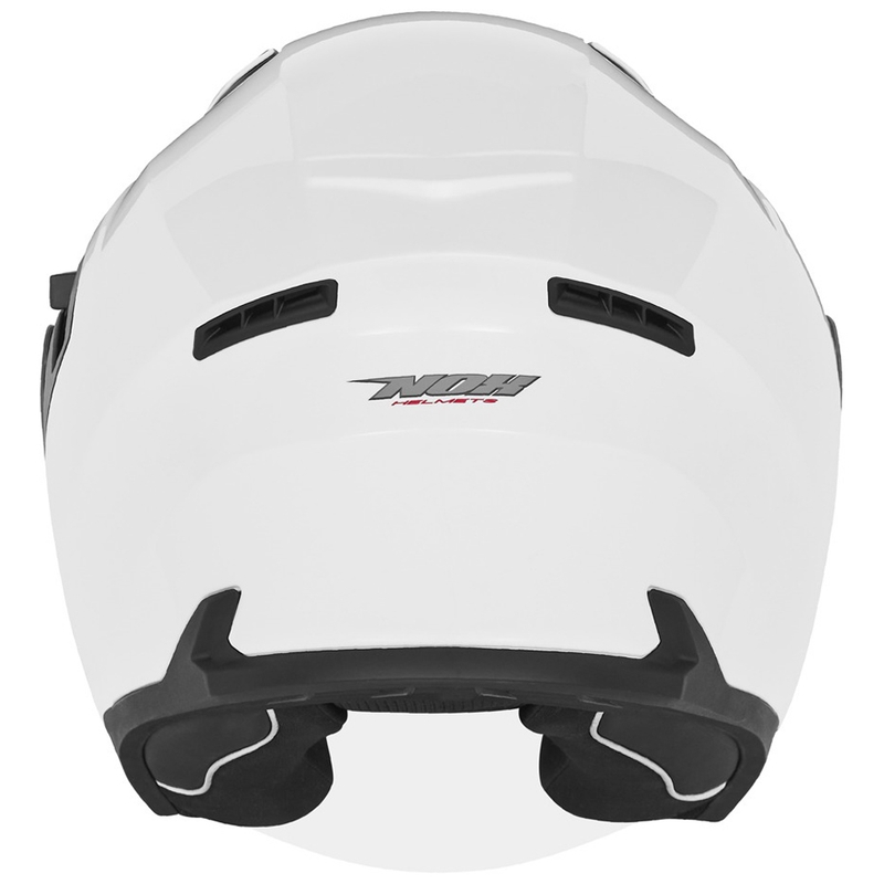 Casco de moto abierto NOX N130 blanco