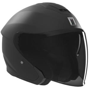 Casco de moto jet NOX PREMIUM SPY negro mate