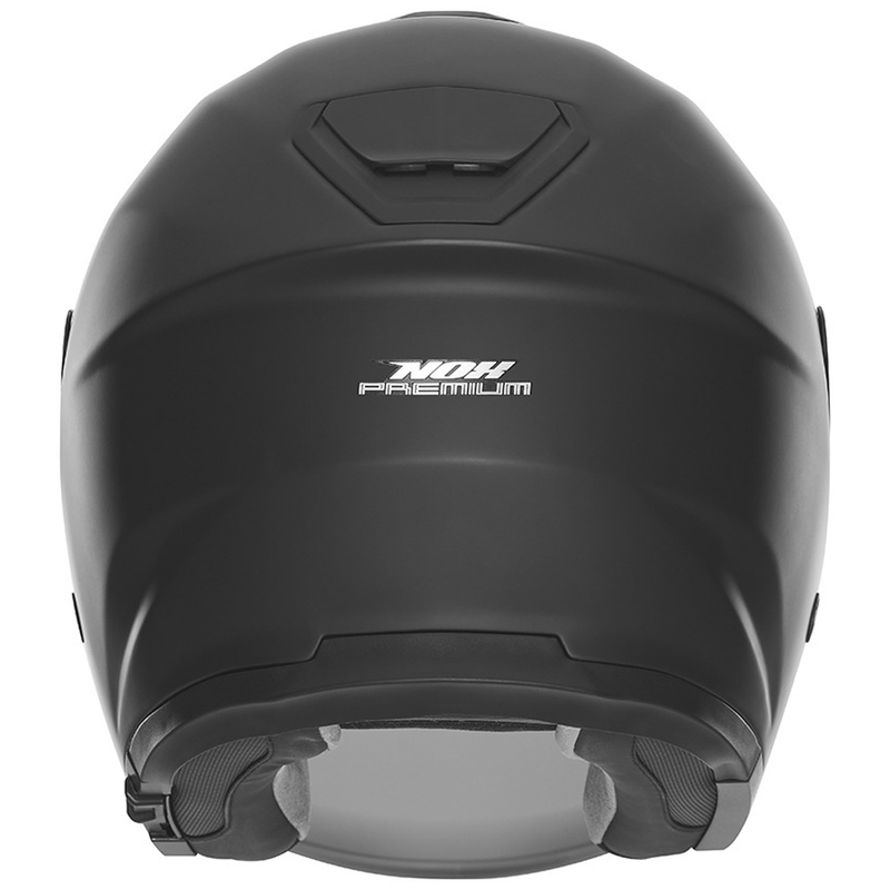 Casco de moto jet NOX PREMIUM SPY negro mate
