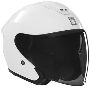 Casco de moto jet NOX PREMIUM SPY blanco