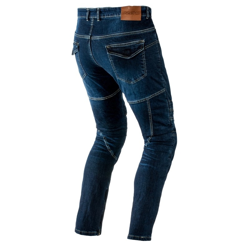 Moto jeansy Ozone Hornet modré výprodej