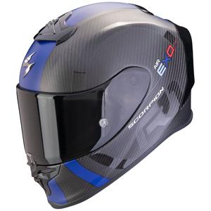 Casco integral Scorpion EXO-R1 EVO CARBON AIR MG negro-azul mate
