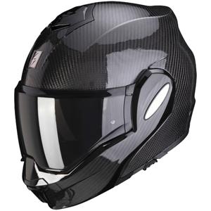 Casco modular Scorpion EXO-TECH EVO Carbon negro brillante