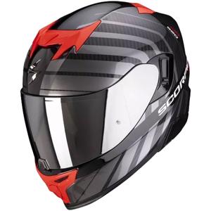Casco integral Scorpion EXO-520 AIR Shade negro-gris-rojo