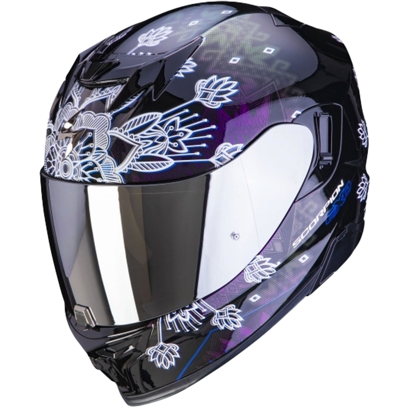Casco integral Scorpion EXO-520 AIR Tina Chameleon negro