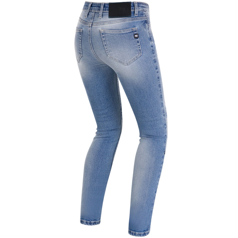 Vaqueros de moto para mujer PMJ Ginevra azul