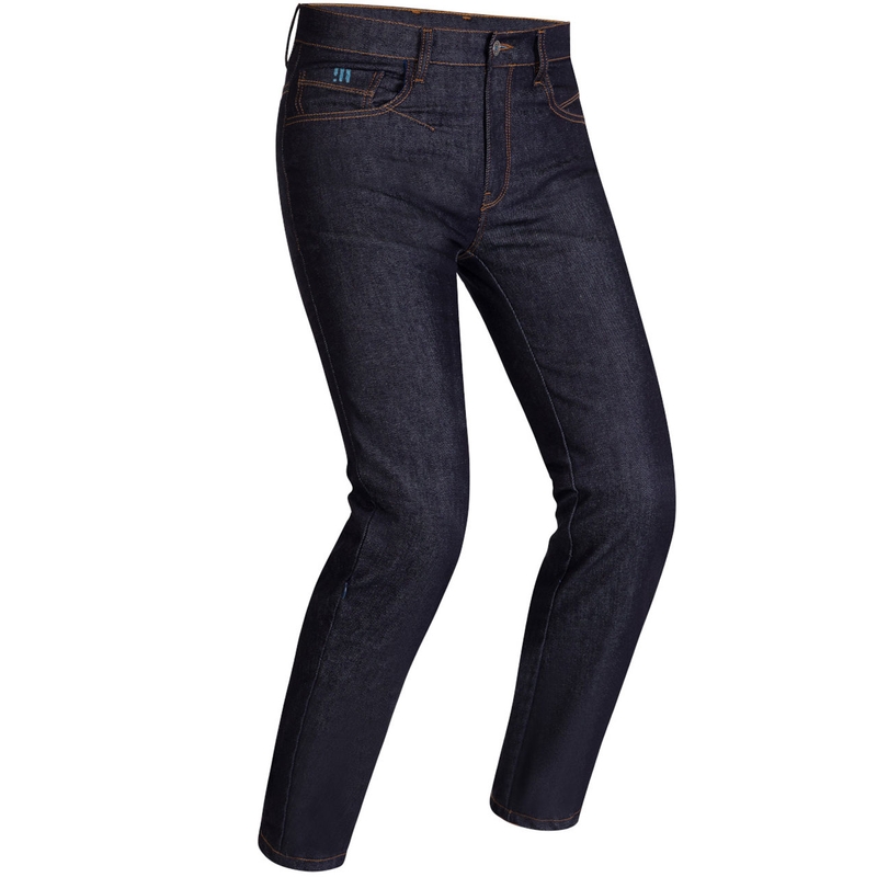 Vaqueros de moto PMJ Cruise Raw azul oscuro liquidación
