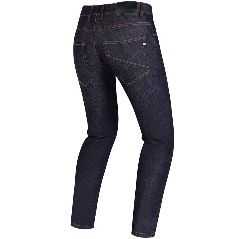 Vaqueros de moto PMJ Cruise Raw azul oscuro liquidación