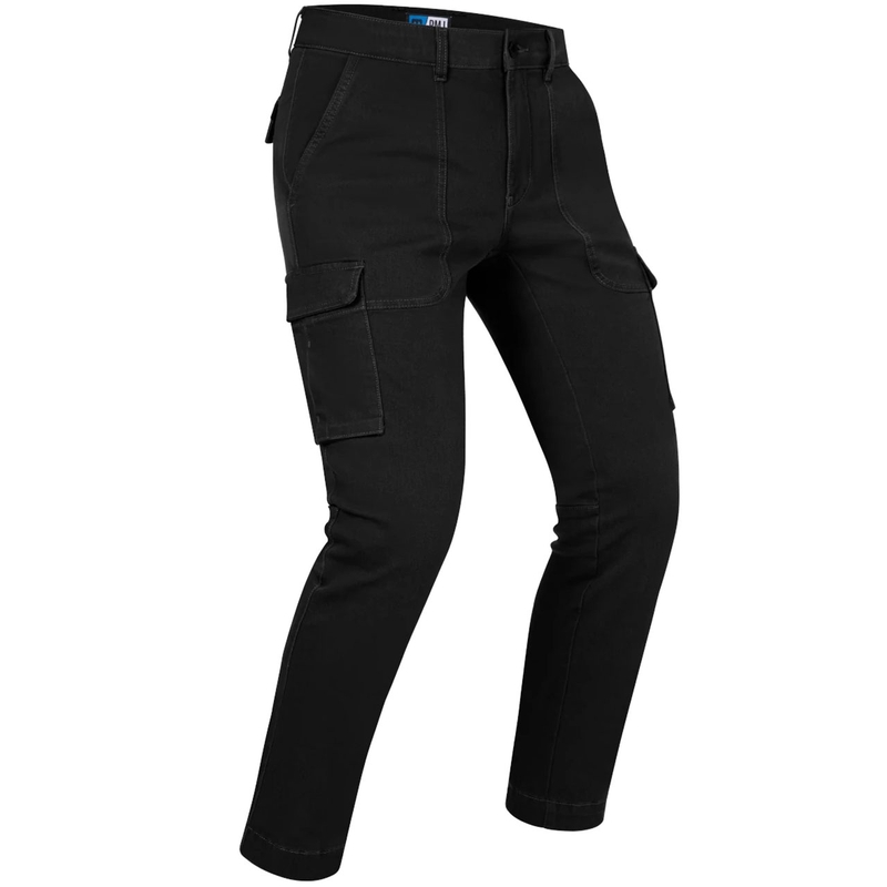Vaqueros de moto PMJ Aviator Cargo negros liquidación