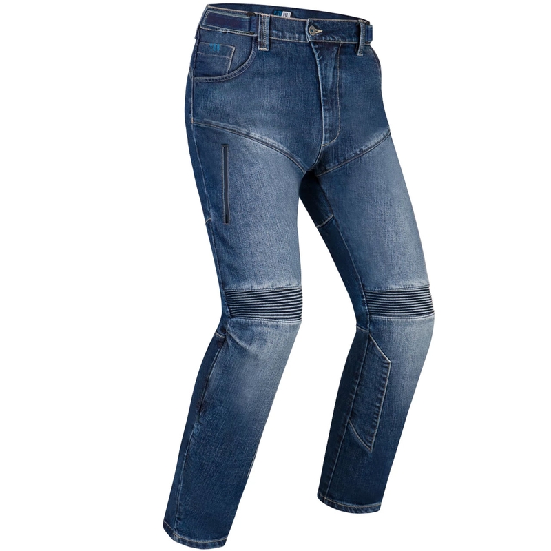 Vaqueros de moto PMJ Dust azules liquidación