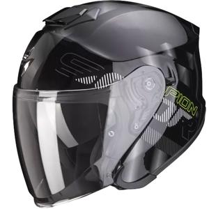 Casco abierto Scorpion EXO-S1 Gravity negro-plata