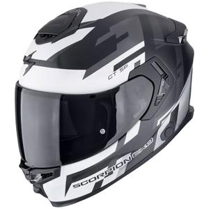 Casco integral de moto Scorpion EXO-GT SP AIR TORNADO negro-plata mate