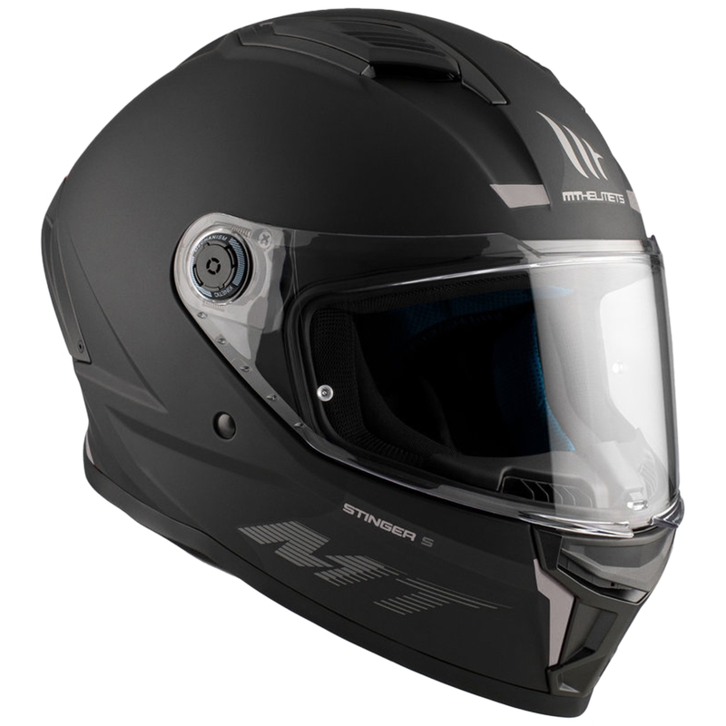 Casco integral de moto MT Stinger 2 Solid negro mate