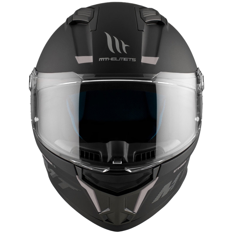 Casco integral de moto MT Stinger 2 Solid negro mate