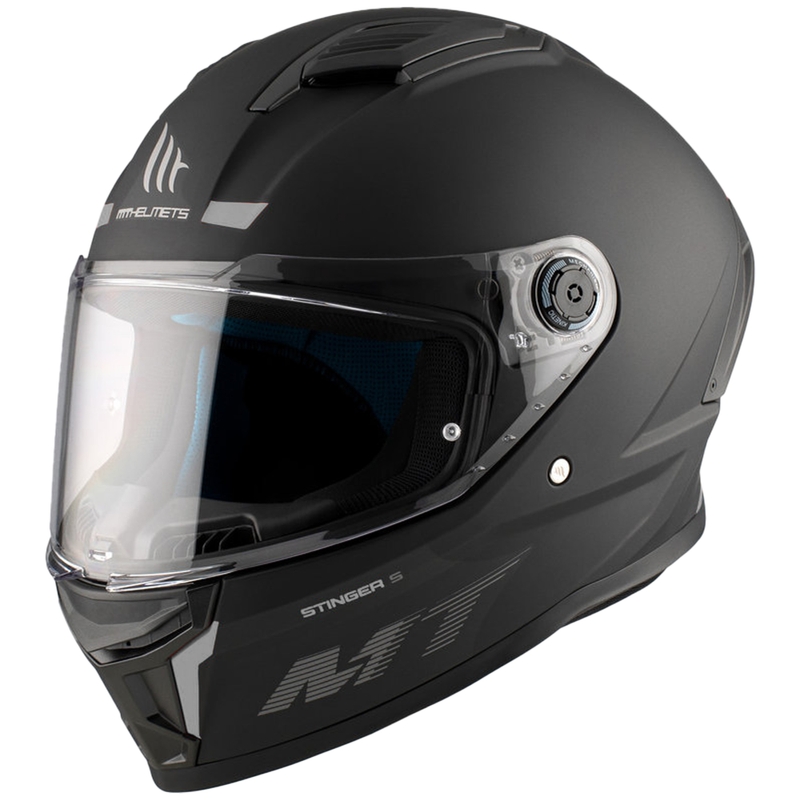 Casco integral de moto MT Stinger 2 Solid negro mate