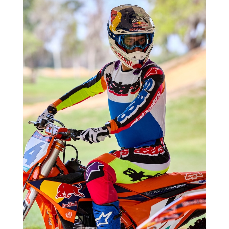 Camiseta de motocross Alpinestars Supertech SX edición limitada HAY multicolor