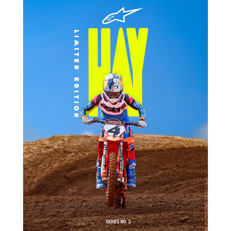 Camiseta de motocross Alpinestars Supertech SX edición limitada HAY multicolor