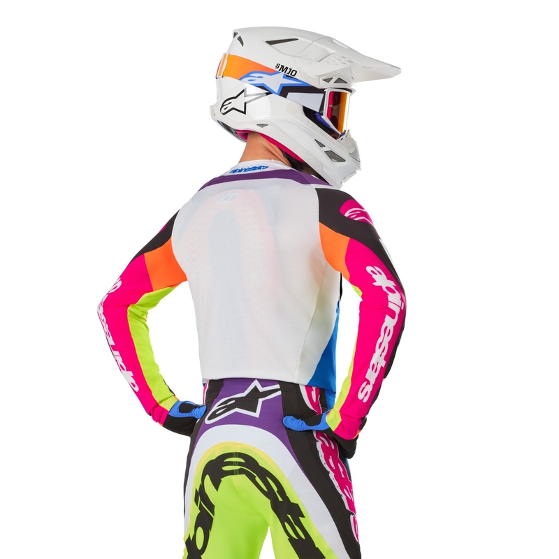 Camiseta de motocross Alpinestars Supertech SX edición limitada HAY multicolor