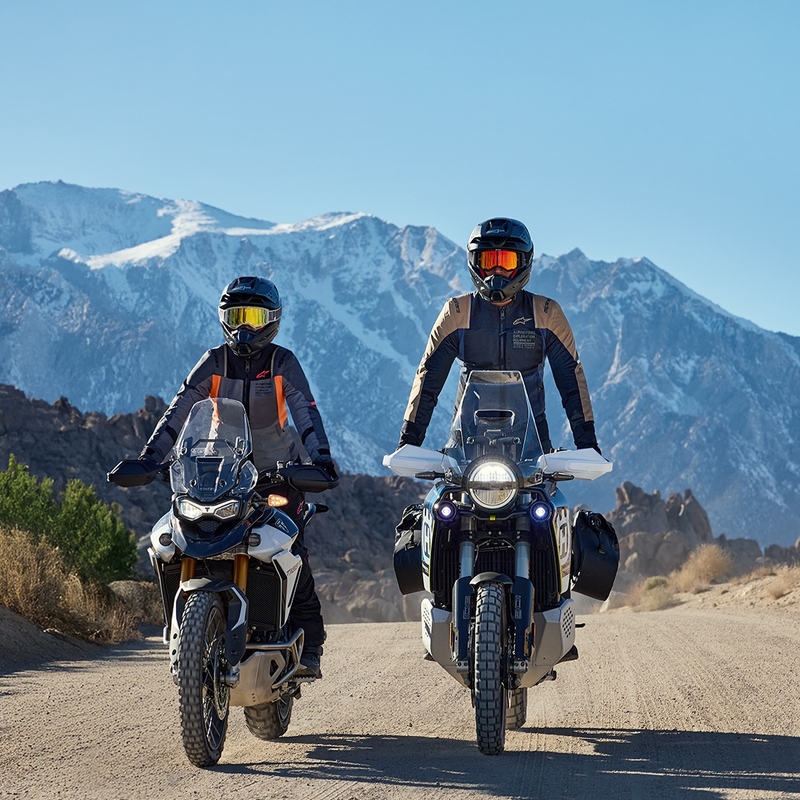 Chaqueta de moto Alpinestars ST-2 Air azul oscuro-caqui oscuro-negro