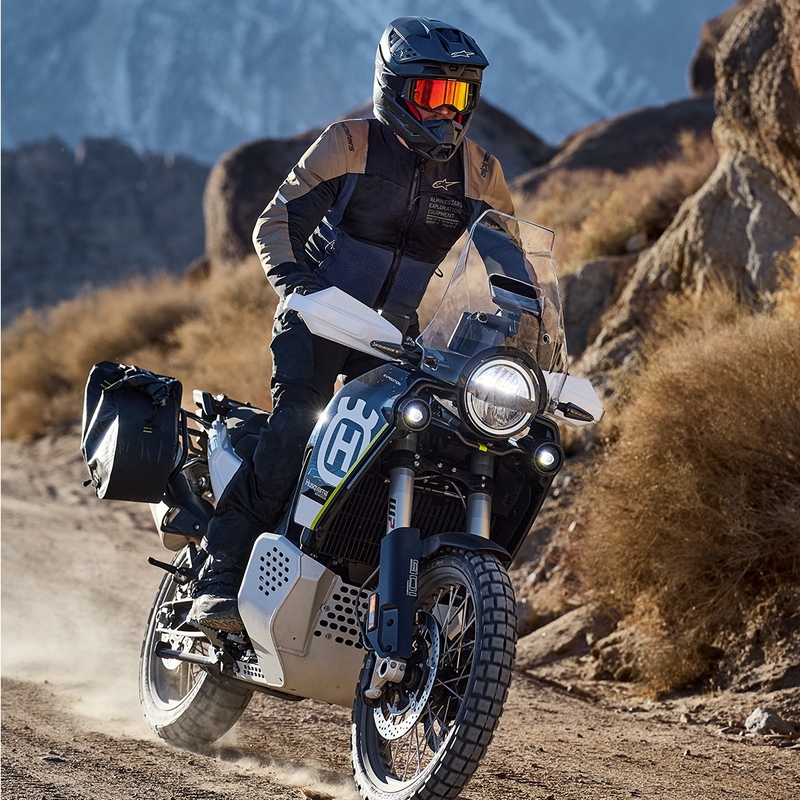 Chaqueta de moto Alpinestars ST-2 Air azul oscuro-caqui oscuro-negro