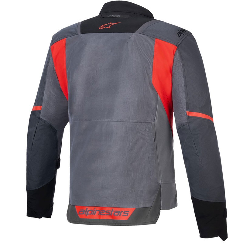 Chaqueta de moto Alpinestars ST-2 Air gris-gris oscuro-rojo
