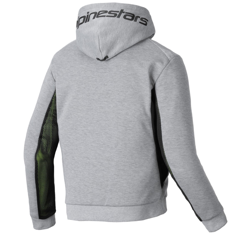 Sudadera de moto Alpinestars Chrome Air Sport en gris-negro-caqui oscuro
