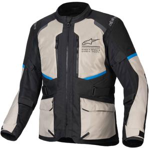 Chaqueta de moto Alpinestars Andes Air Drystar negra-gris verde-azul