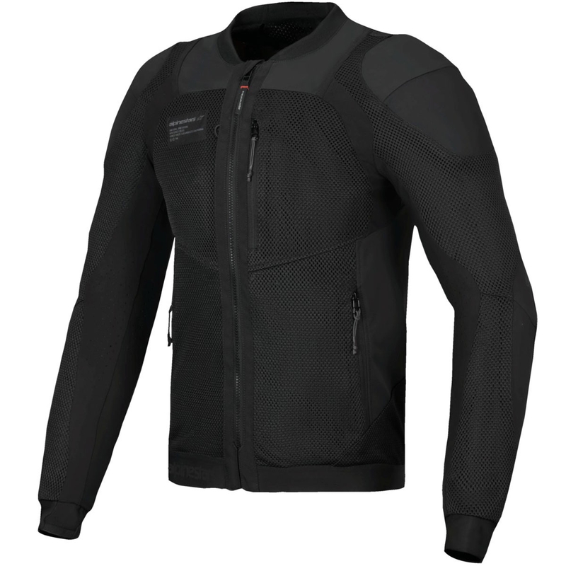 Chaqueta de moto Alpinestars TROOP-AIR PRO negra-negra