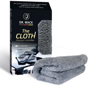 Paño grueso de primera calidad para pulido final Dr. Wack The Cloth gris