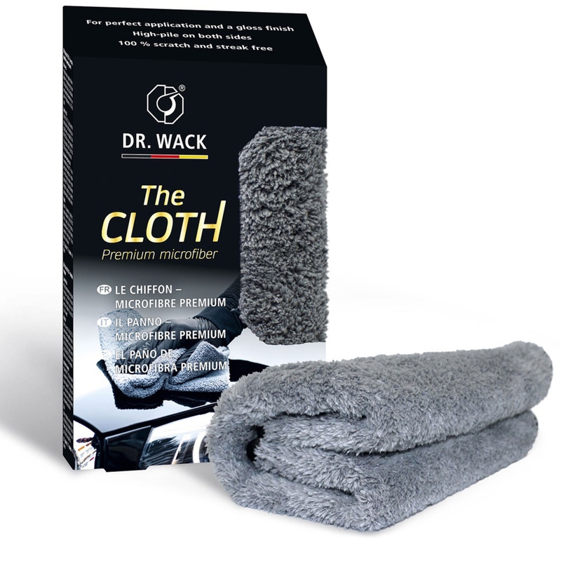 Paño grueso de primera calidad para pulido final Dr. Wack The Cloth gris